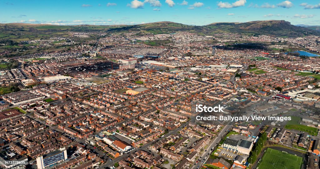 Belfast residential area serviced by Diamond Property Maintenance NI